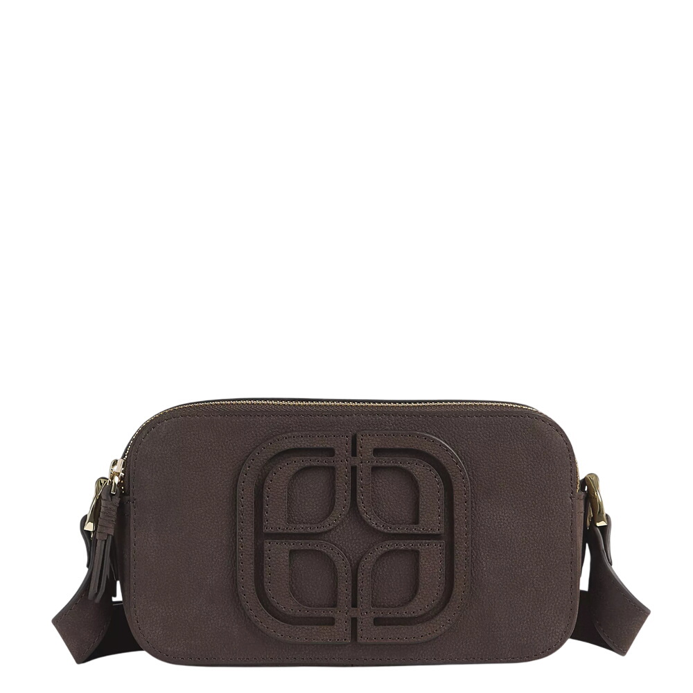 L.K. Bennett Perry Chocolate Brown Camera Bag